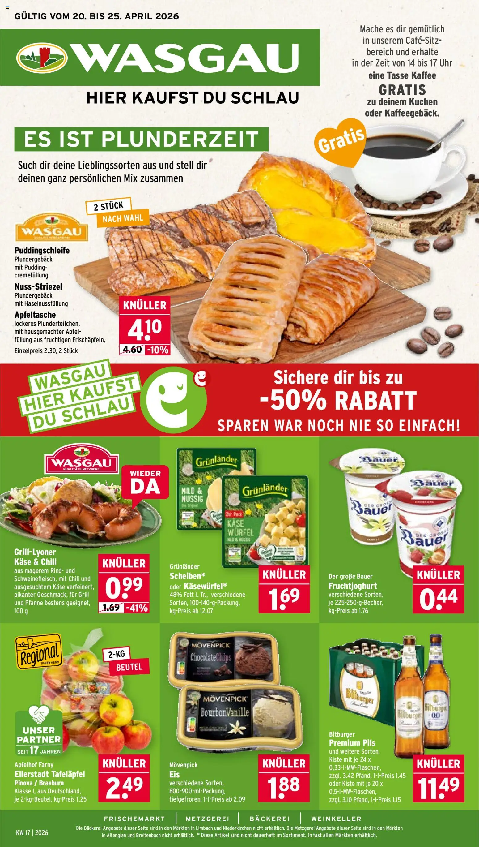 Vorschau von dem Prospekt des Geschäftes Wasgau, gültig ab dem 20.04.2026