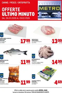 Anteprima dell'opuscolo Metro volantino Offerte freschissimi dal negozio Metro valido da 26/03/2026