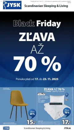 Náhľad JYSK letáku platného od 17.11.2025