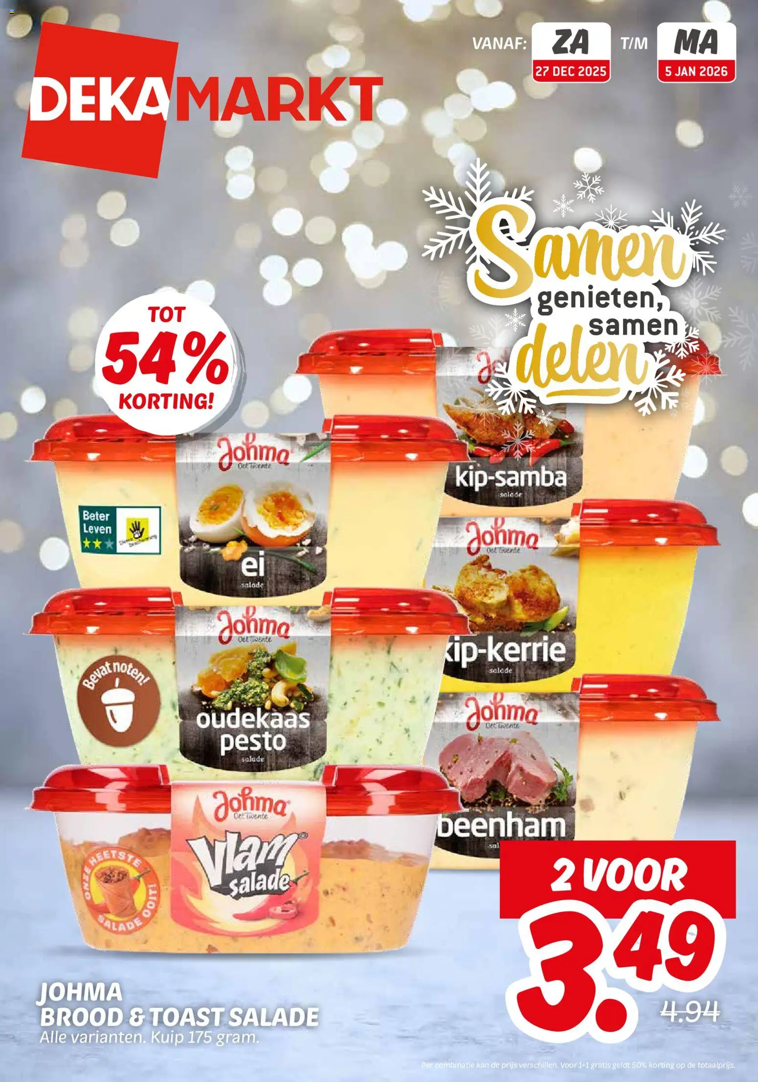Voorbeeld van Folder van winkel Dekamarkt geldig vanaf 27-12-2025