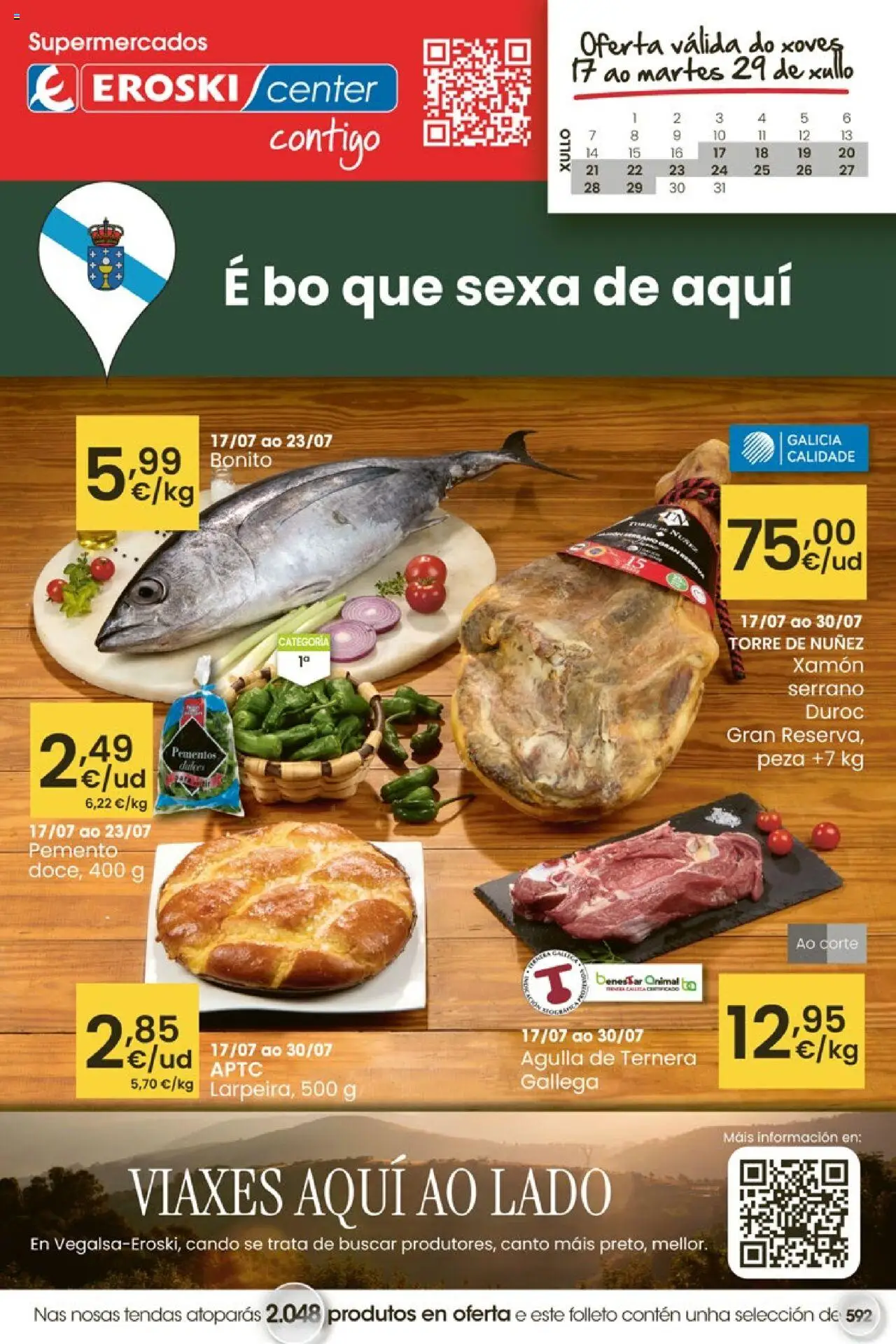 Folleto Eroski del 17/07/2025 - 29/07/2025 > Supermercados A Coruña