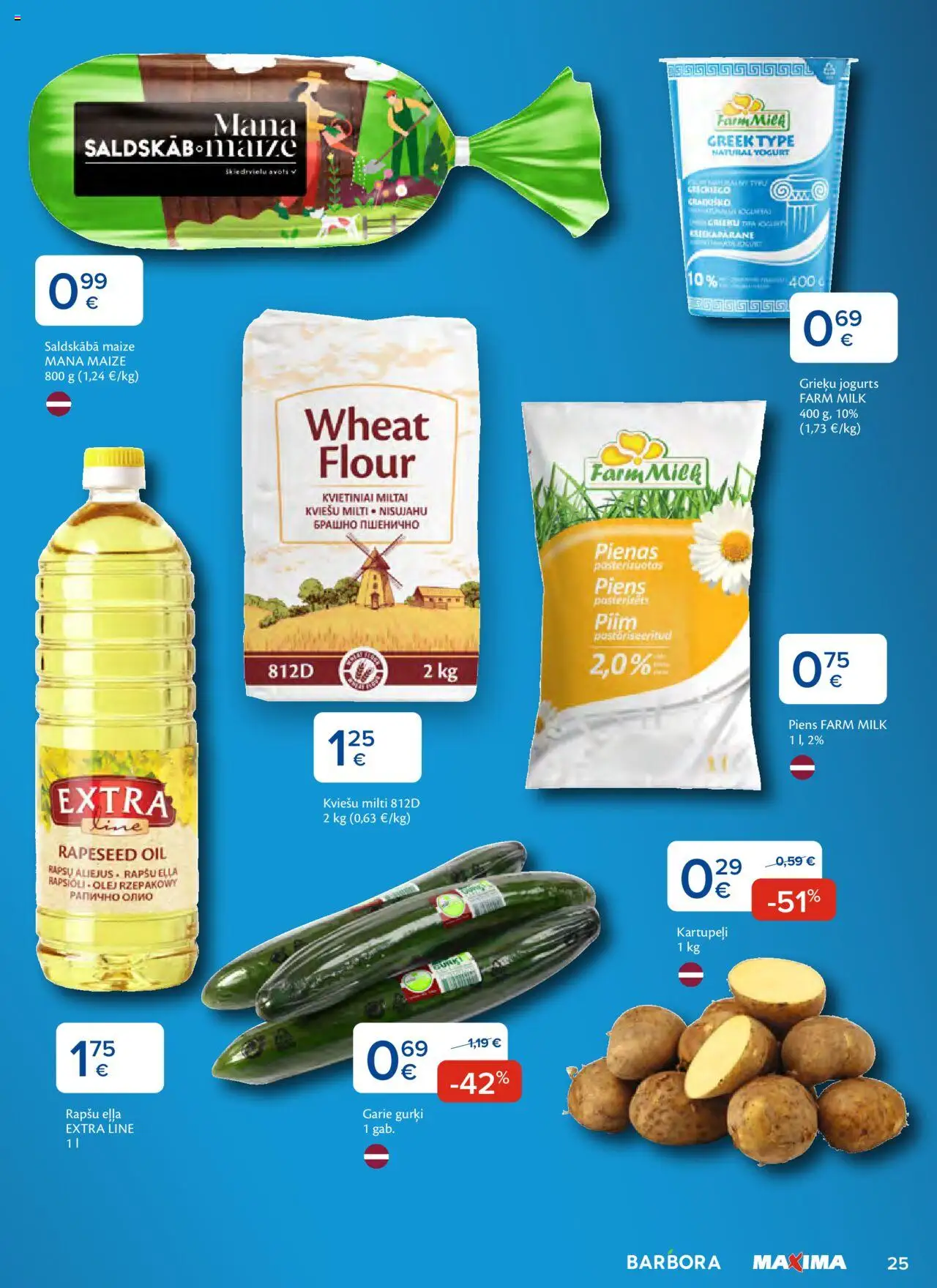 Skatīt Maxima akciju bukletu, derīgs no 2025.09.23