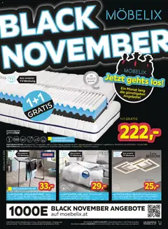 Vorschau der Angebote: Möbelix Black November gültig ab 28.10.2025