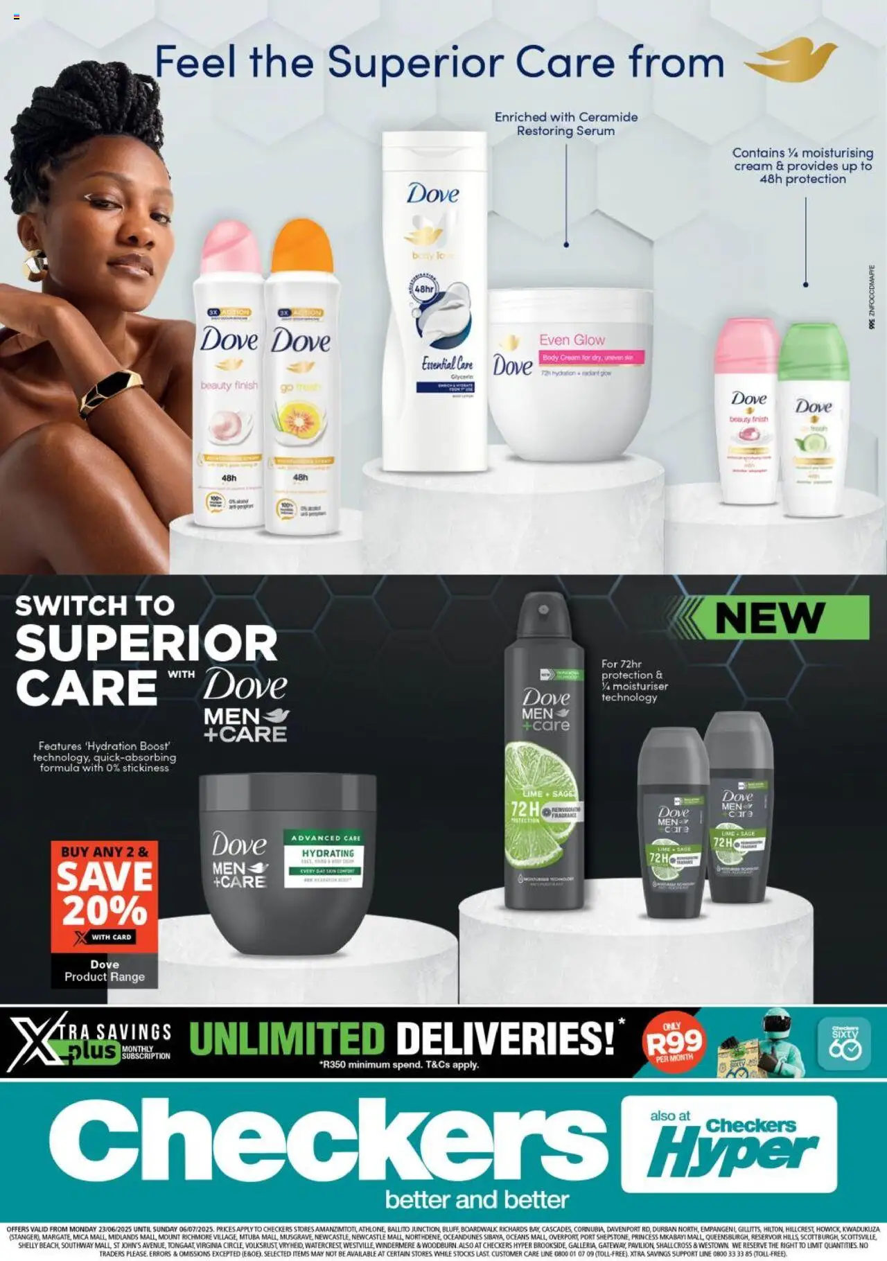 Checkers KwaZulu-Natal - Dove Promotion 23/06 - 06/07/2025 >> Catalogue