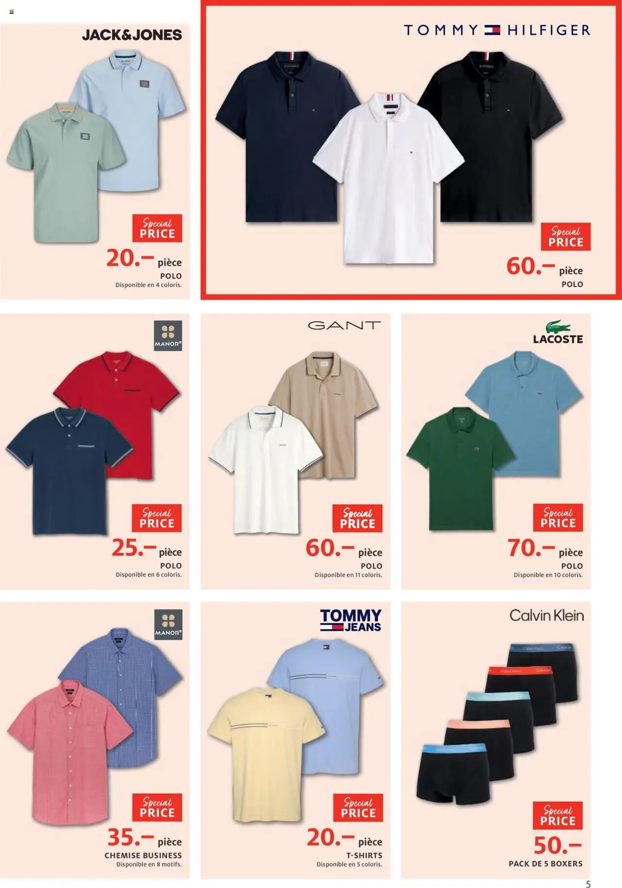 Manor Sale FR ab 24.06.2025 - Seitennummer 5 - Jeans