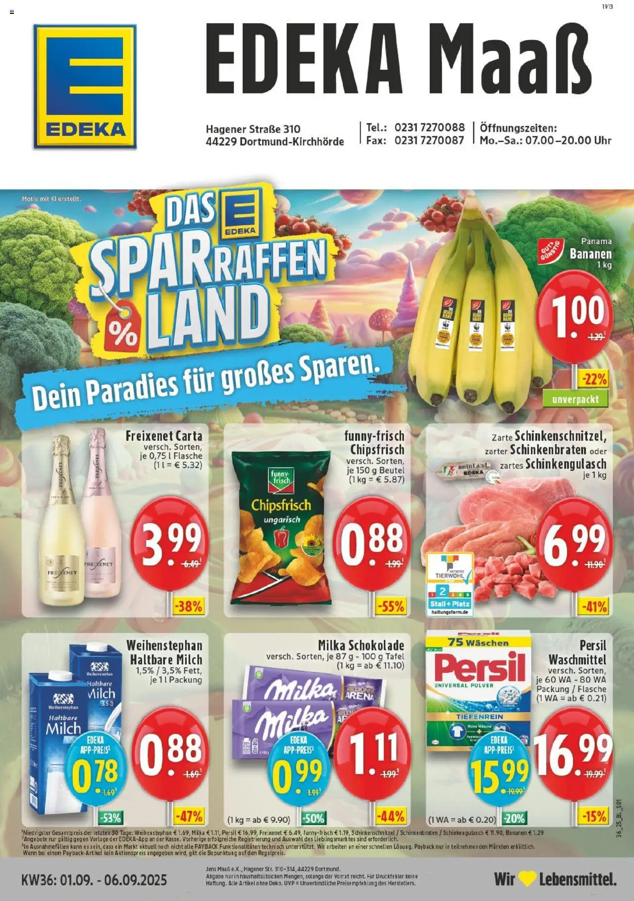 EDEKA Prospekt ab 01.09.2025 - Prospekt Dortmund Online