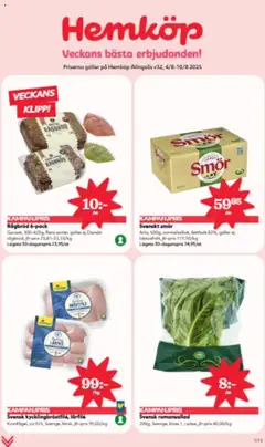 Förhandsgranska reklamblad Aktuella reklamblad Hemköp från butik Hemköp gäller från 04/08/2025