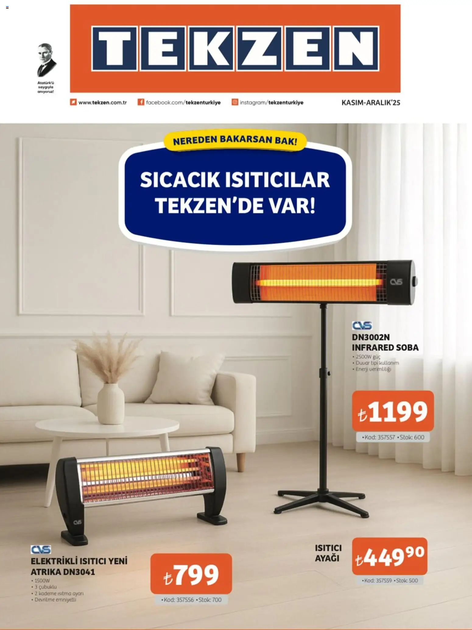 Tekzen Katalog 01.11.2025 - Broşürünün önizlemesi