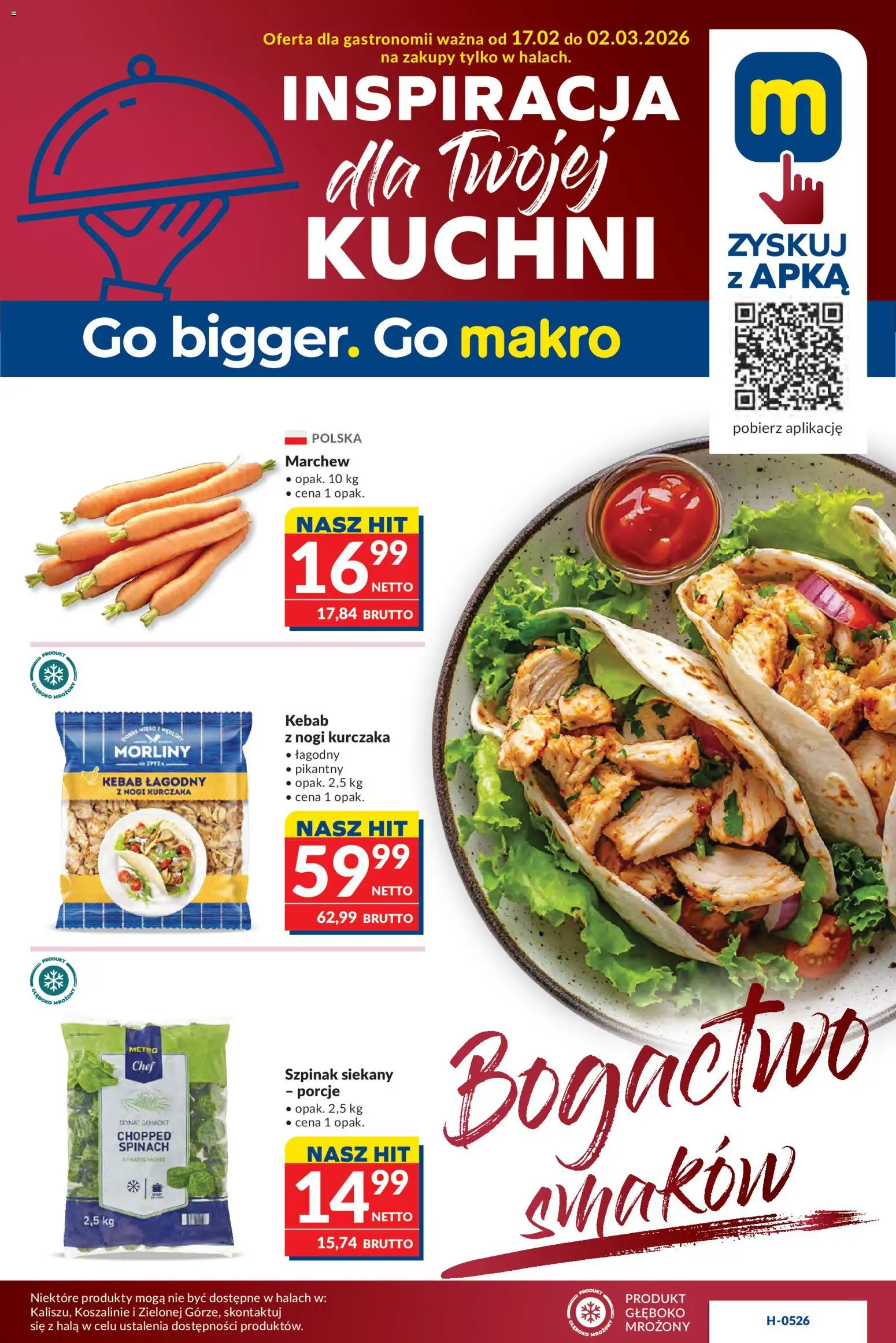 Pogląd gazetki "Oferta dla gastronomii" ze sklepu Makro ważnej od 17.02.2026
