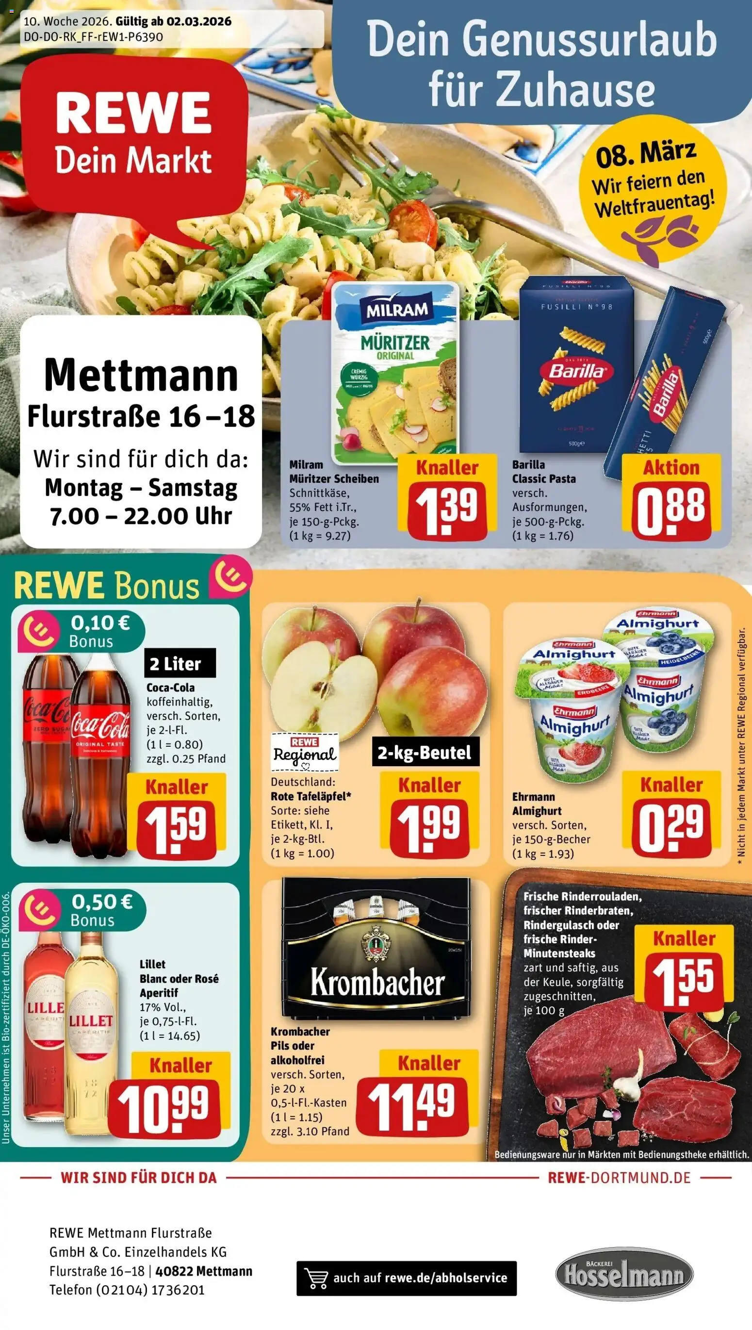 Vorschau von dem Prospekt des Geschäftes Rewe, gültig ab dem 02.03.2026