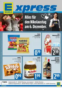 Vorschau von dem Prospekt des Geschäftes Edeka, gültig ab dem 01.12.2025