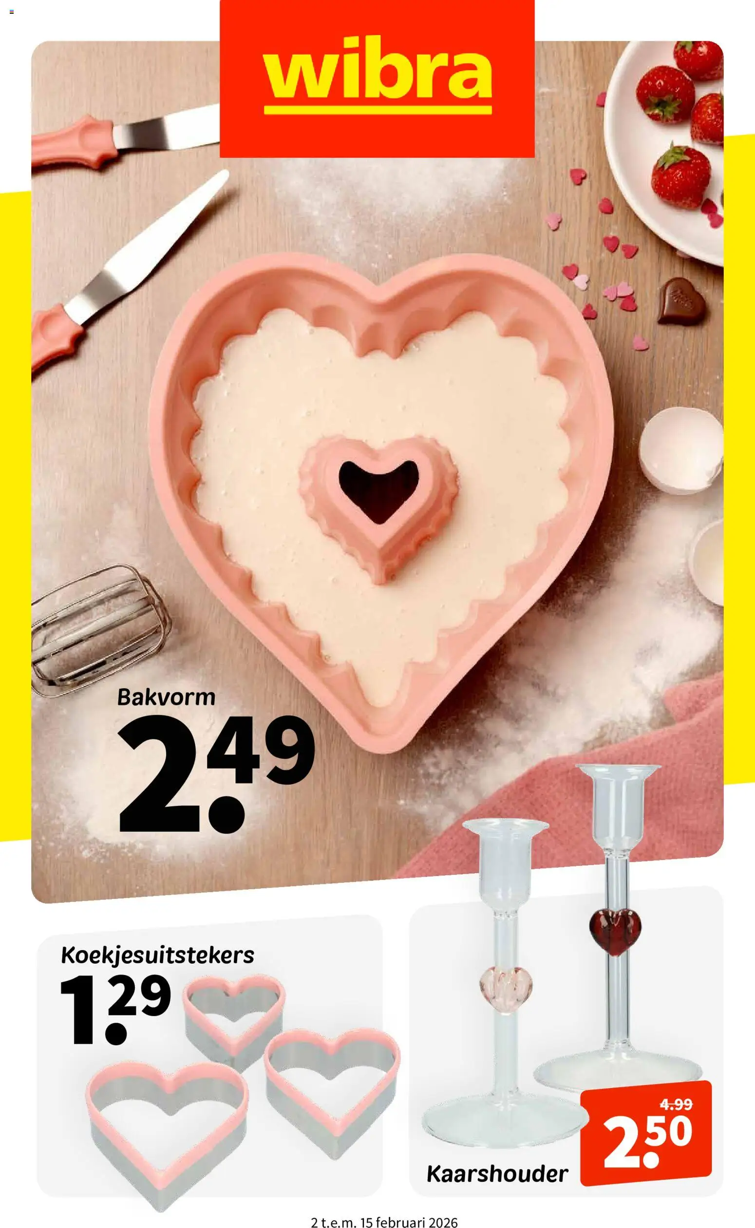 Voorbeeld van Folder van winkel Wibra geldig vanaf 02/02/2026