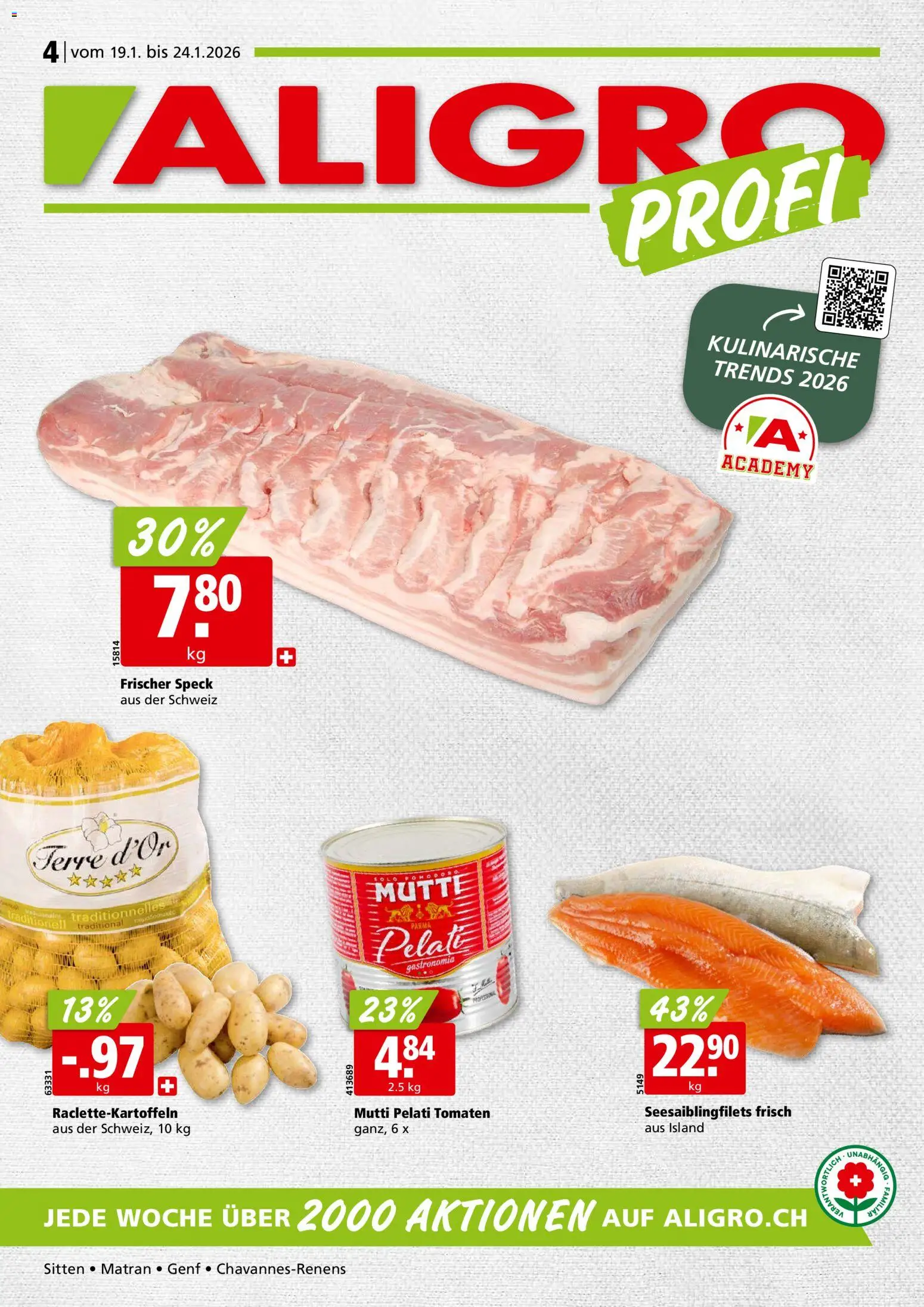 Vorschau des Merkblatts Aktionen vom Shop Aligro gültig von 19.01.2026 bis 24.01.2026 - Tomaten