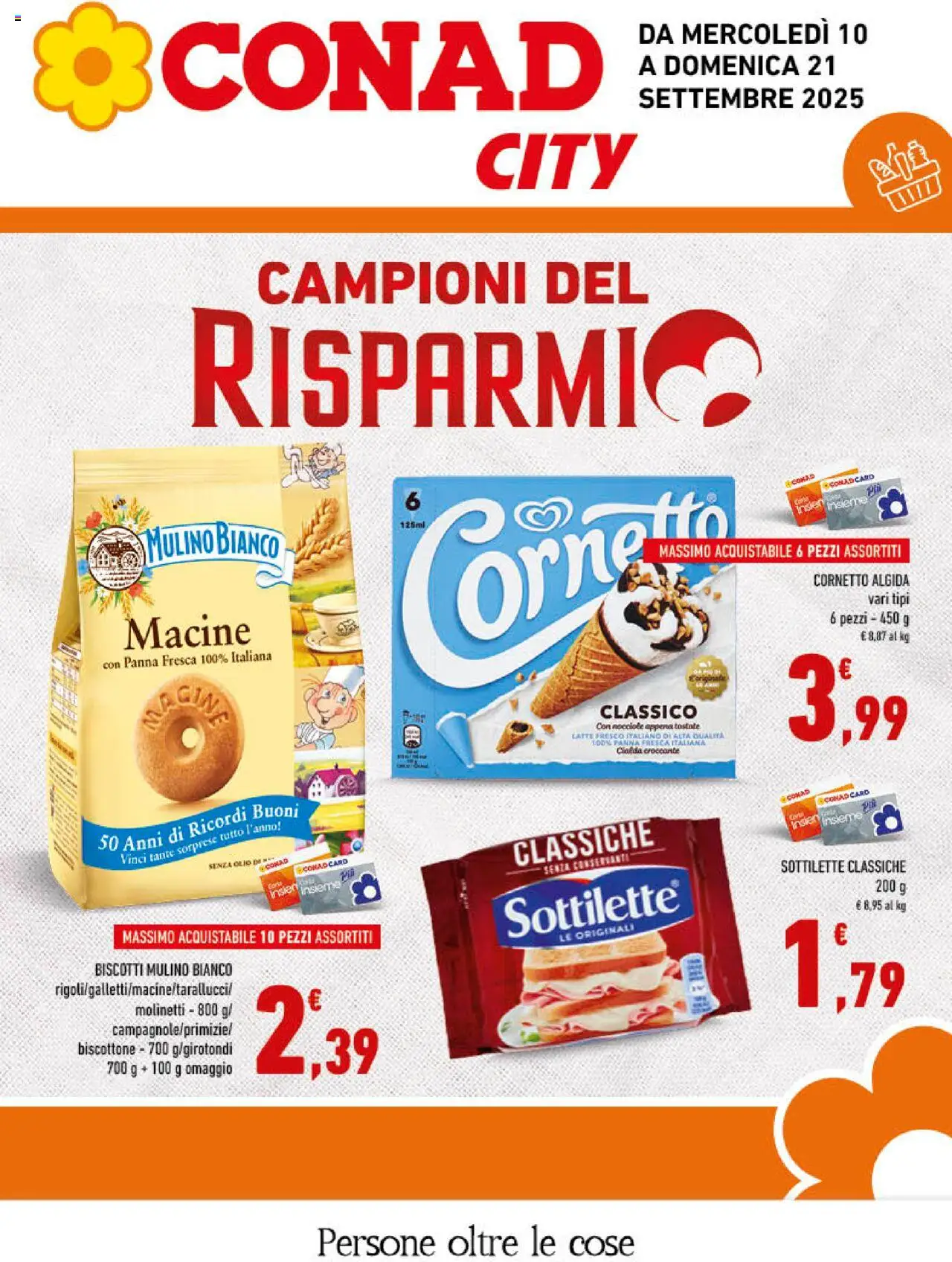Volantino Conad valido da 10/09/2025 numero di pagina 1