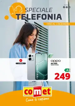 Anteprima dell'opuscolo Volantino Telefonia dal negozio Comet valido da 13/11/2025