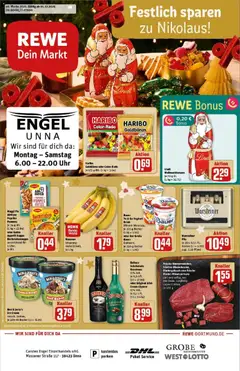 Vorschau von dem Prospekt des Geschäftes Rewe, gültig ab dem 01.12.2025