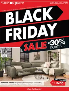 Voorbeeld van Black Friday van winkel Woonsquare geldig vanaf 24-11-2025