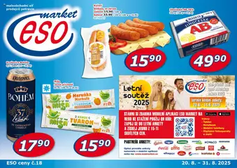 Náhled nabídky: Eso market Leták platný od 20.08.2025