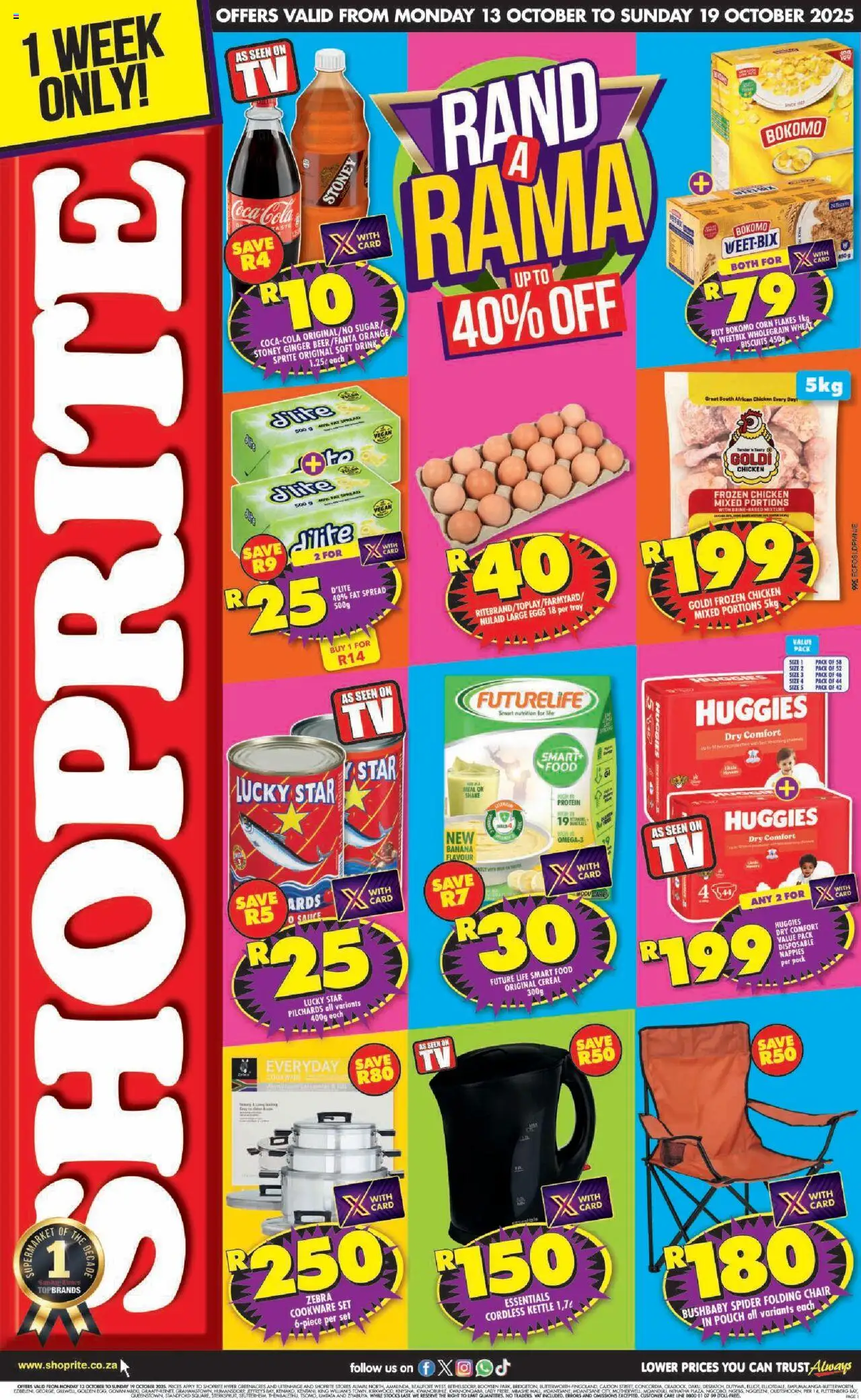 Shoprite Eastern Cape - Rand A Rama 13/10 - 19/10/2025 >> Catalogue