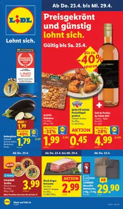 Vorschau des Merkblatts Lidl aktionen vom Shop Lidl gültig von 23.04.2026 bis 29.04.2026