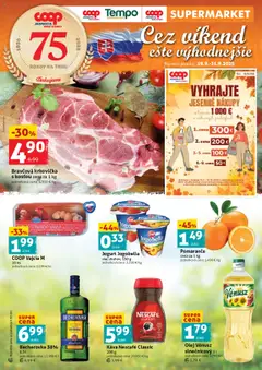 Náhľad COOP Jednota letáku platného od 19.09.2025