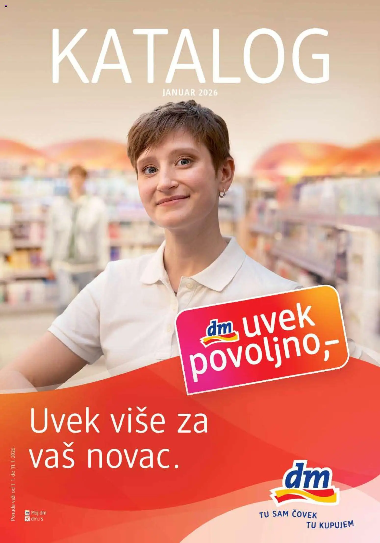 Pregled DM Drogerie kataloga - važi od 01.01.2026