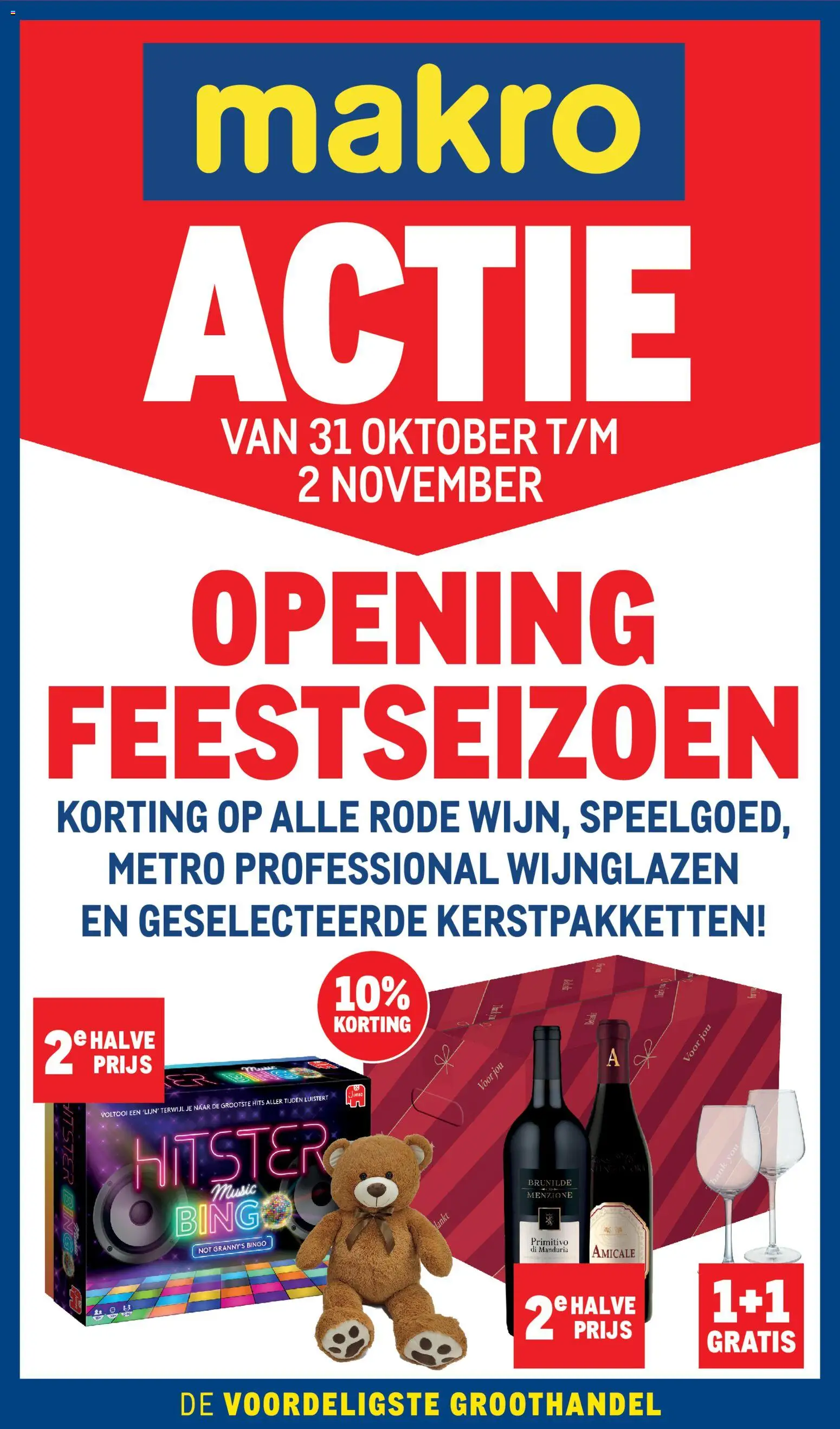Makro shop Opening Feestseizoen geldig vanaf 31-10-2025 - Paginanummer 1