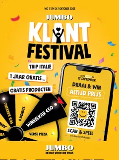 Voorbeeld van Folder / Publicité van winkel JUMBO geldig vanaf 01/10/2025