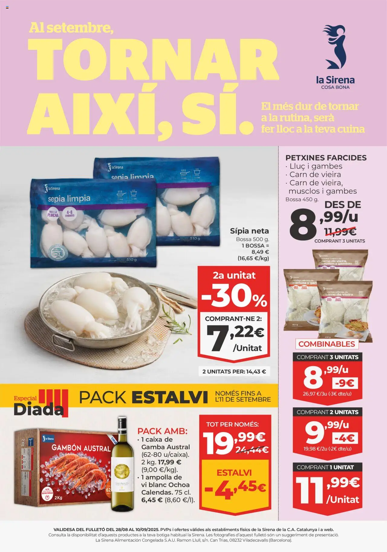 La Sirena Cataluña > 28/08 - 10/09/2025 > Ofertas