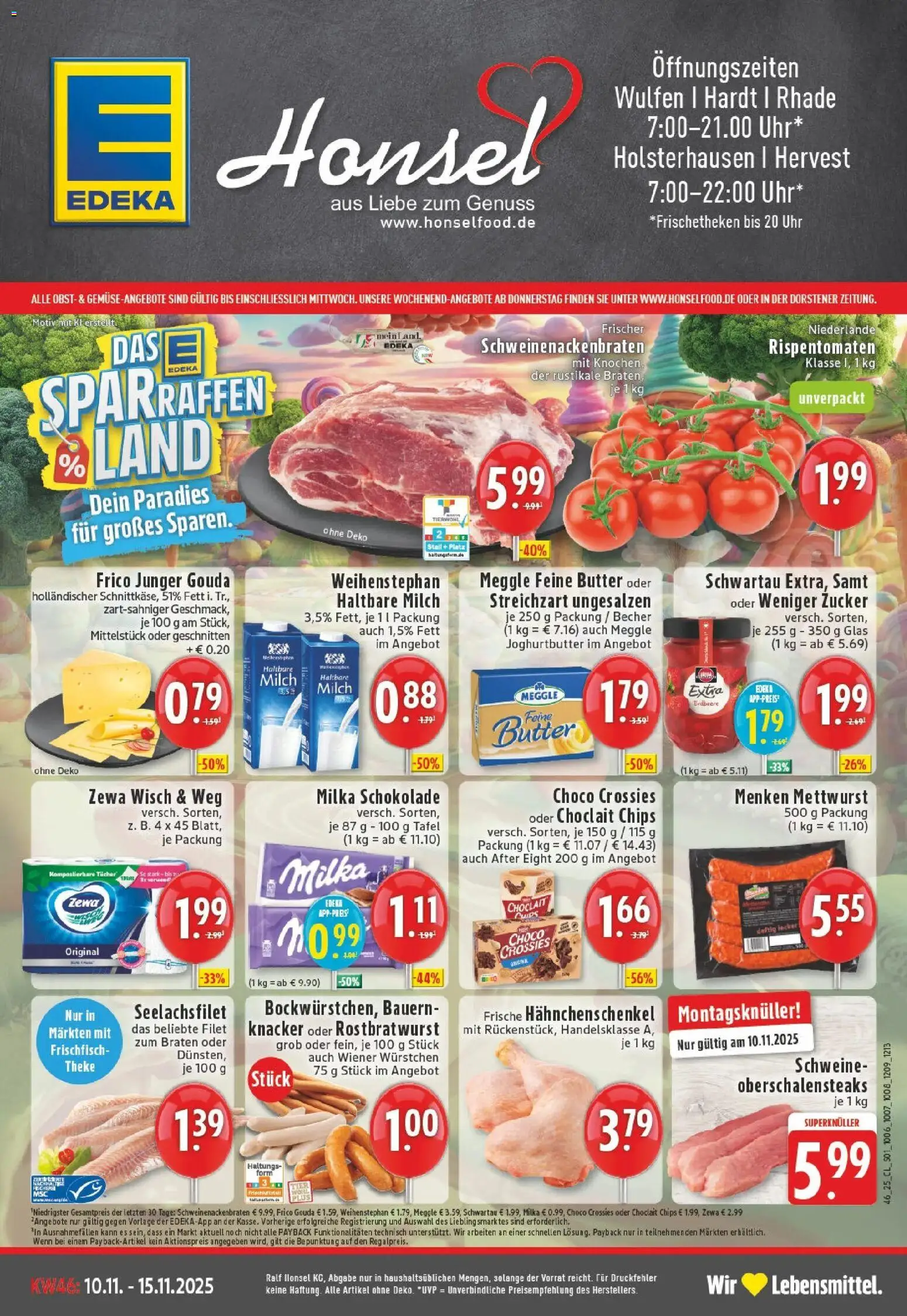 Vorschau von dem Prospekt des Geschäftes Edeka, gültig ab dem 10.11.2025