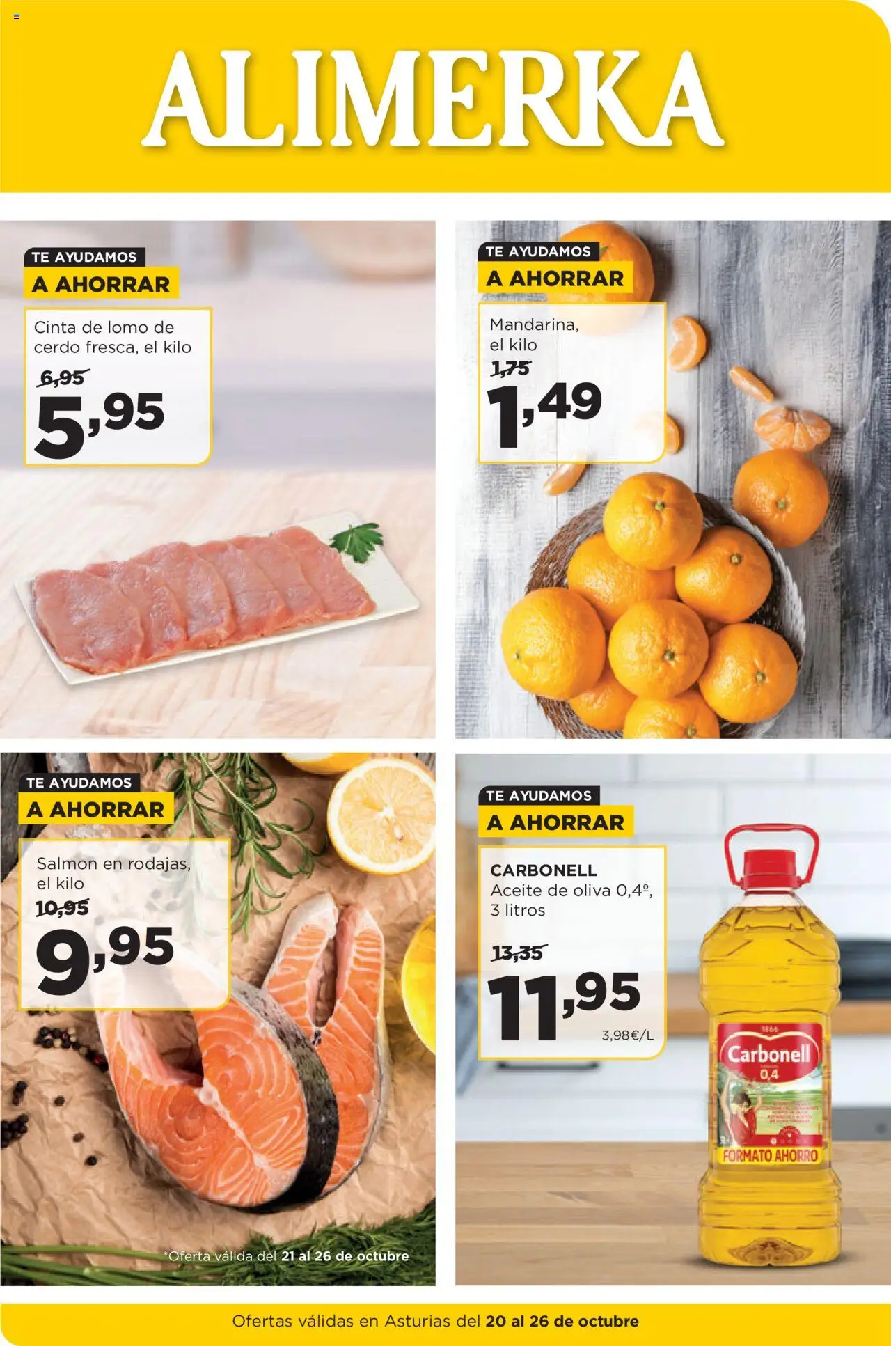 Alimerka Ofertas Asturias >> 20/10 - 26/10/2025 (catálogo)