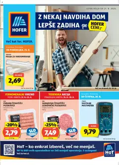 Pregled letka Katalog trgovine Hofer SI vrijedi od 21.08.2025