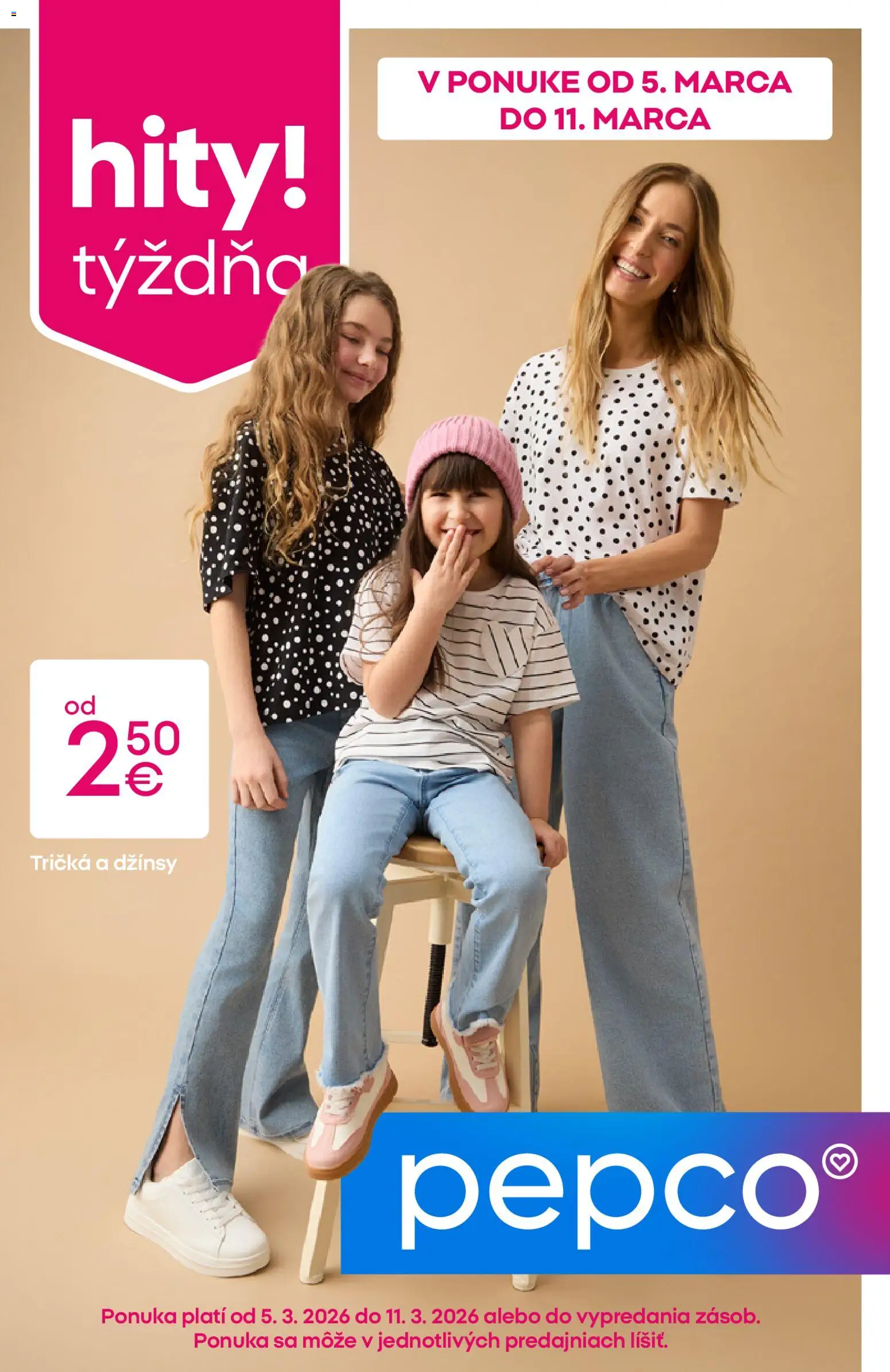 Náhľad Pepco letáku platného od 05.03.2026