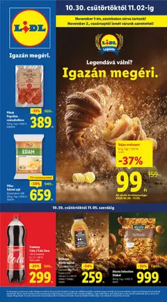 Lidl - Akciós újság Lidl megtekintése, amely érvényes 2025.10.30.-től