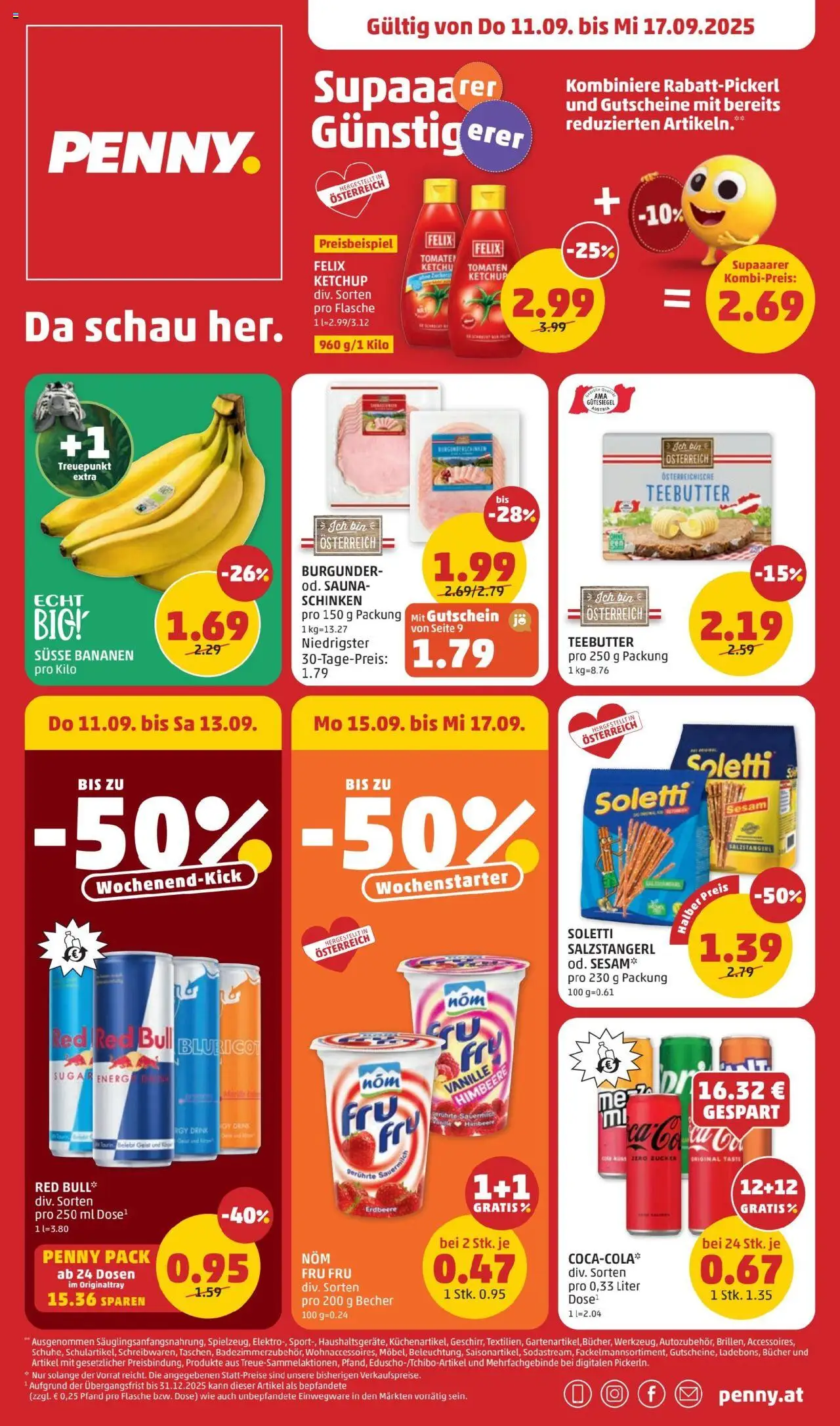  PENNY Flugblatt 11.09.2025 - Angebote "Prospekt aktuell" - Seite 1