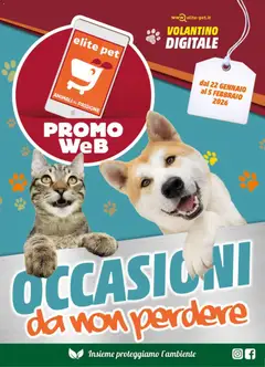 Anteprima dell'opuscolo Volantino Pet dal negozio Elite Supermercati valido da 22/01/2026