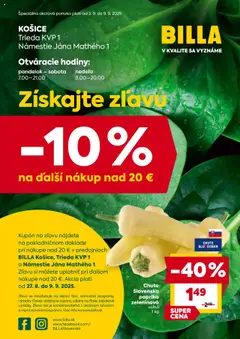 Náhľad Billa letáku platného od 03.09.2025