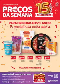 Pré-visualização do folheto da loja Amanhecer válida a partir de 05/02/2026