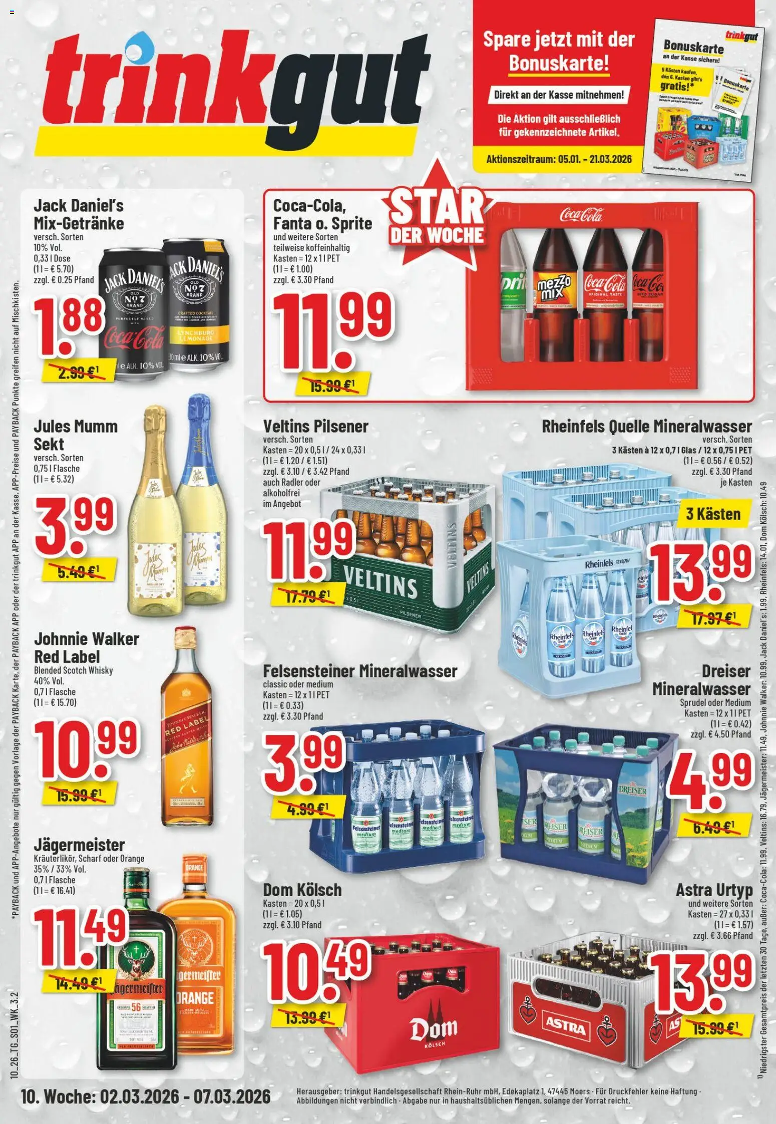 Vorschau von dem Prospekt des Geschäftes Trinkgut, gültig ab dem 02.03.2026