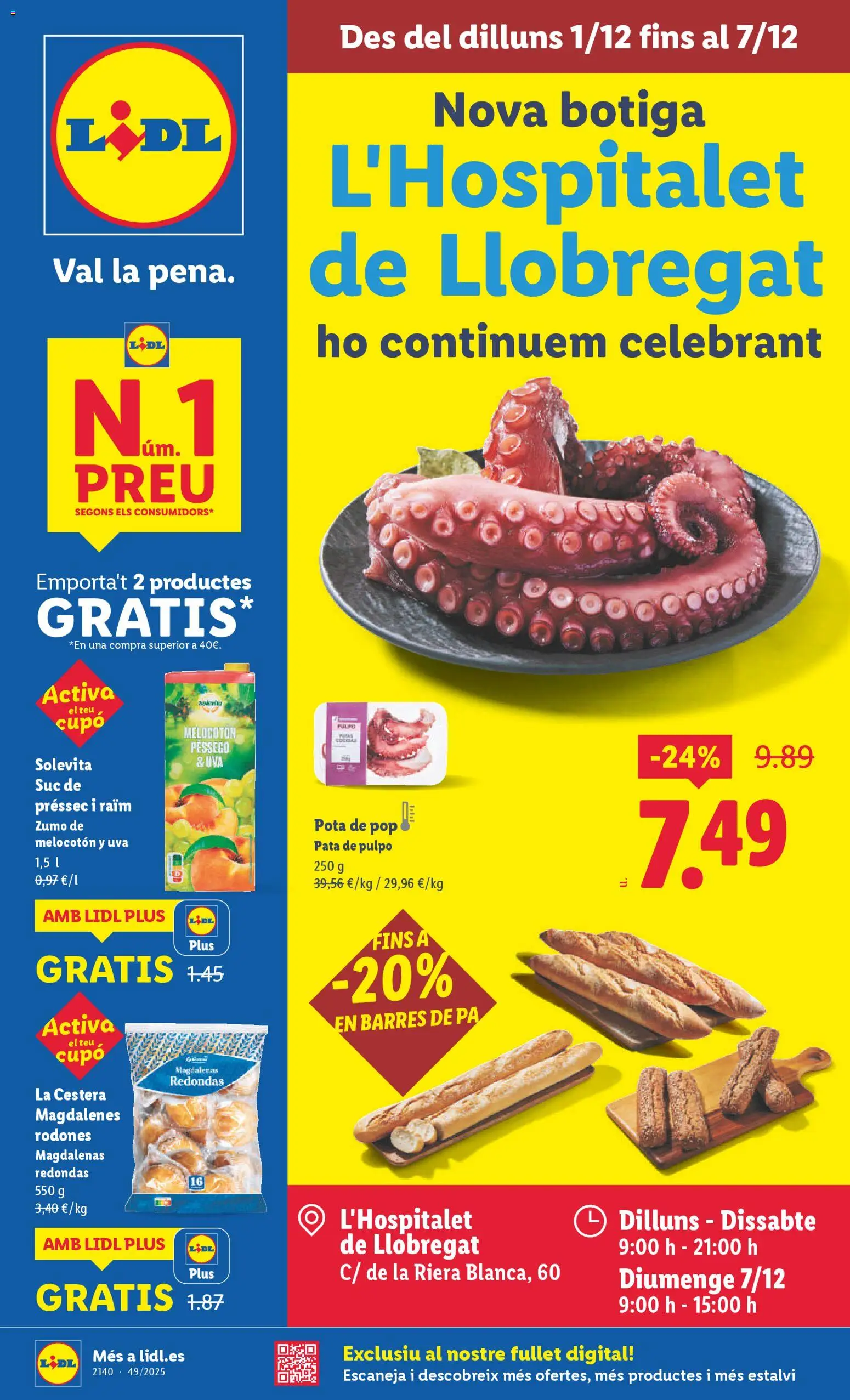 Vista previa del folleto de la tienda Lidl válido desde el 01/12/2025 