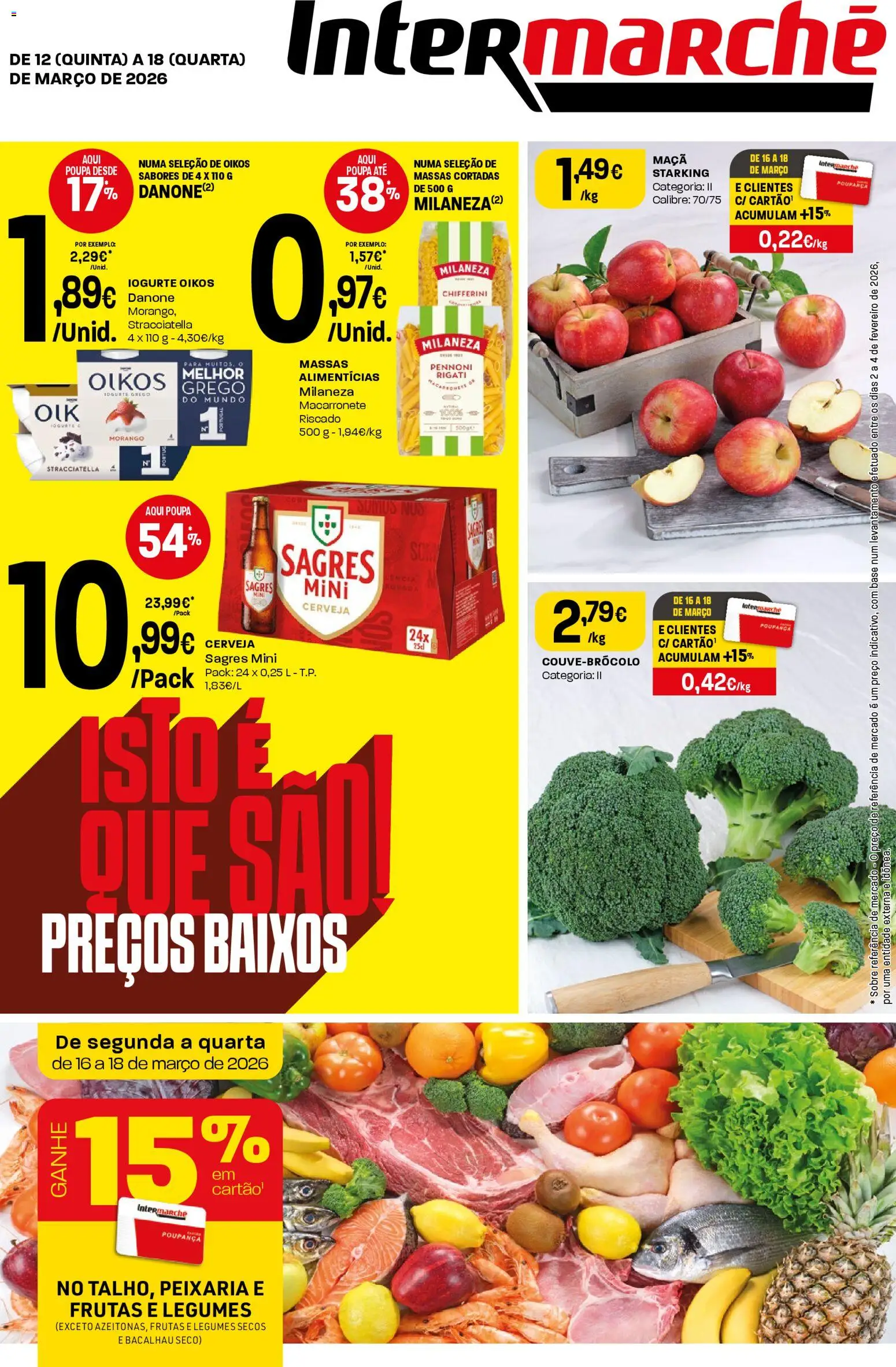 Pré-visualização do folheto da loja Intermarché válida a partir de 12/03/2026