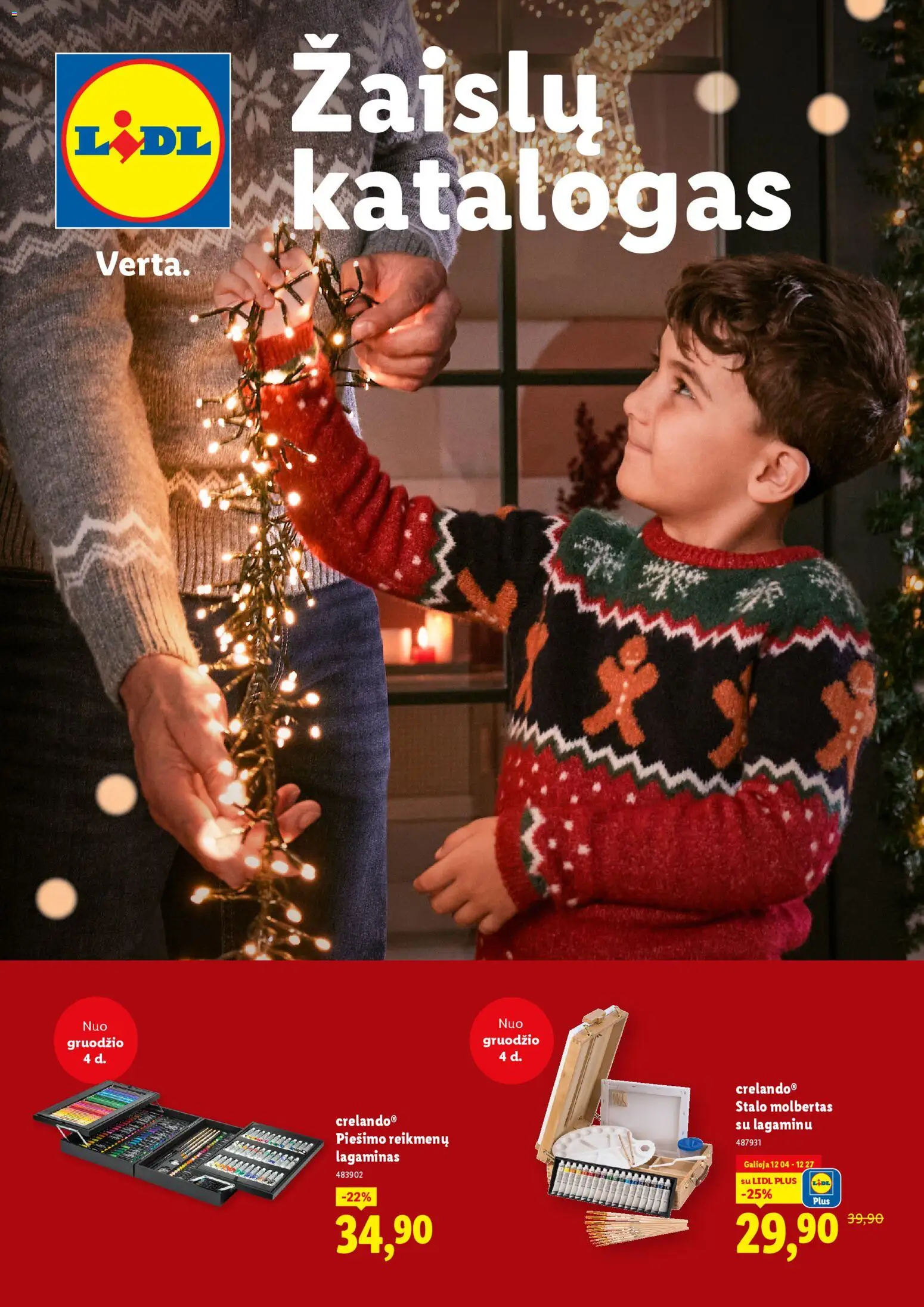 LIDL parduotuvės leidinio Leidinys -Žaislų katalogas galiojančio nuo 2025.11.27 peržiūra