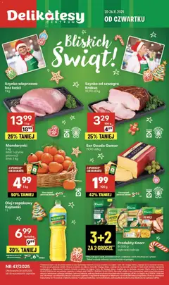 Pogląd gazetki "Black Friday" ze sklepu Delikatesy Centrum ważnej od 20.11.2025