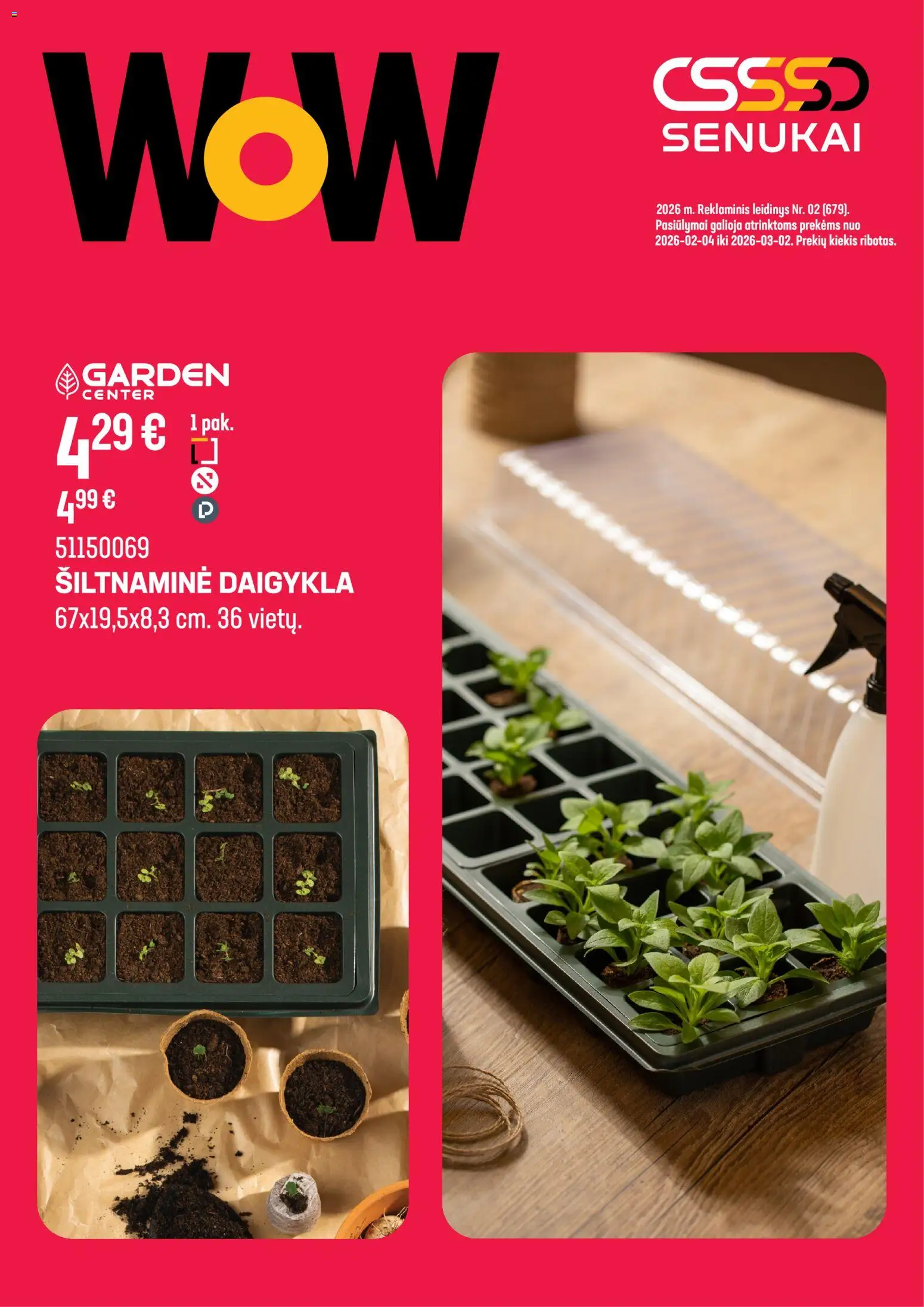 Senukai parduotuvės leidinio Leidinys galiojančio nuo 2026.02.04 peržiūra