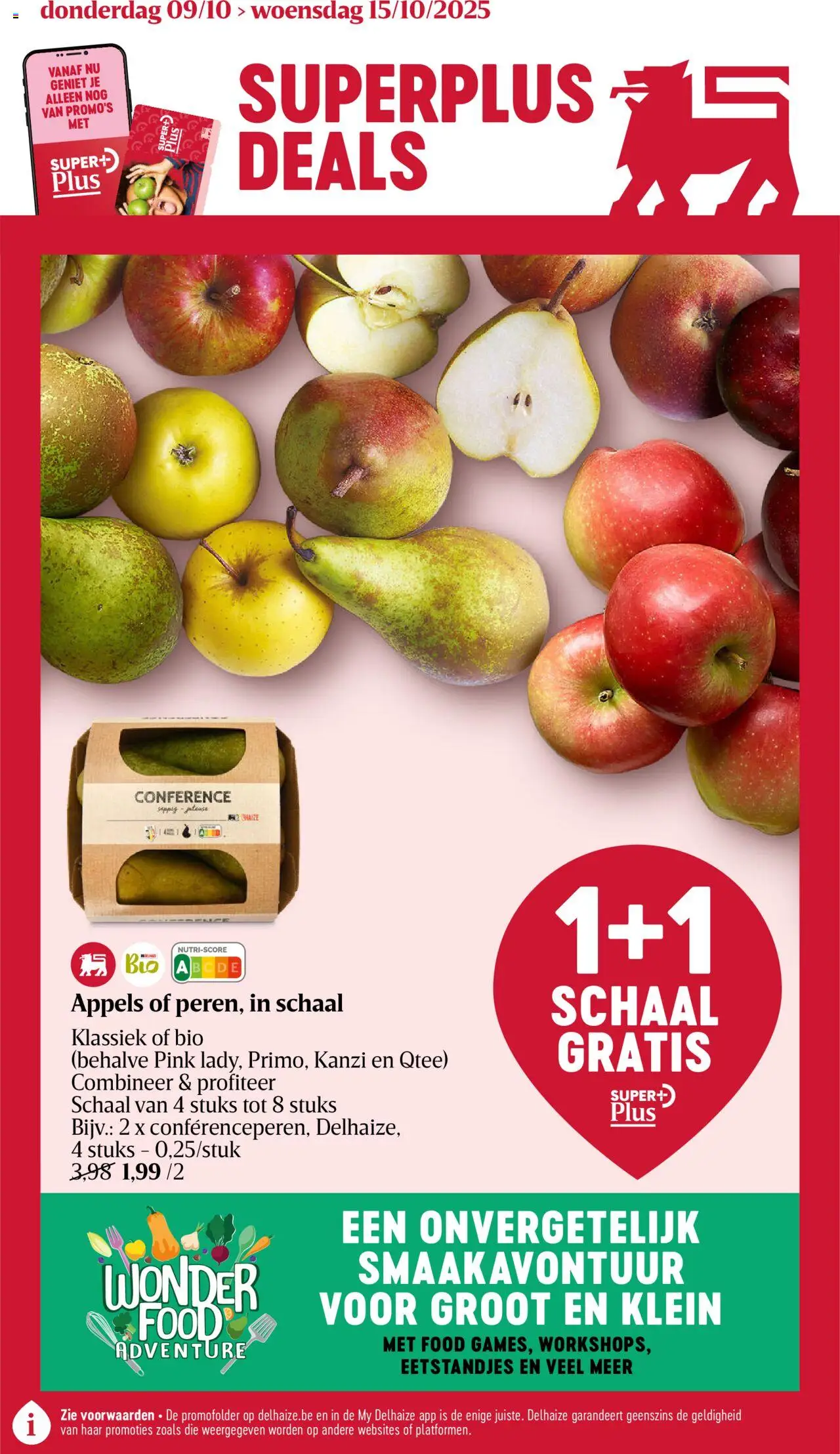 Voorbeeld van Folder week 41 van winkel Delhaize geldig vanaf 09/10/2025 - Appels, Schaal
