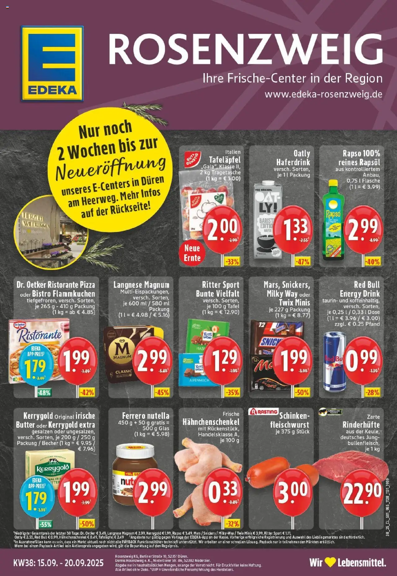 EDEKA Prospekt ab 14.09.2025 - Prospekt Niederzier Online