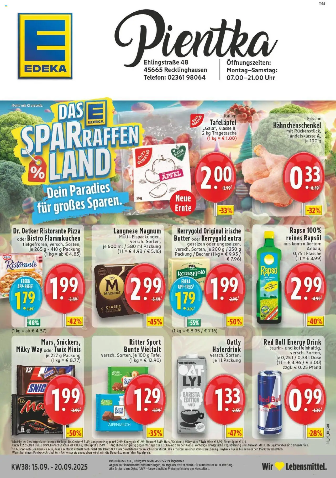 EDEKA Prospekt ab 14.09.2025 - Prospekt Recklinghausen Online