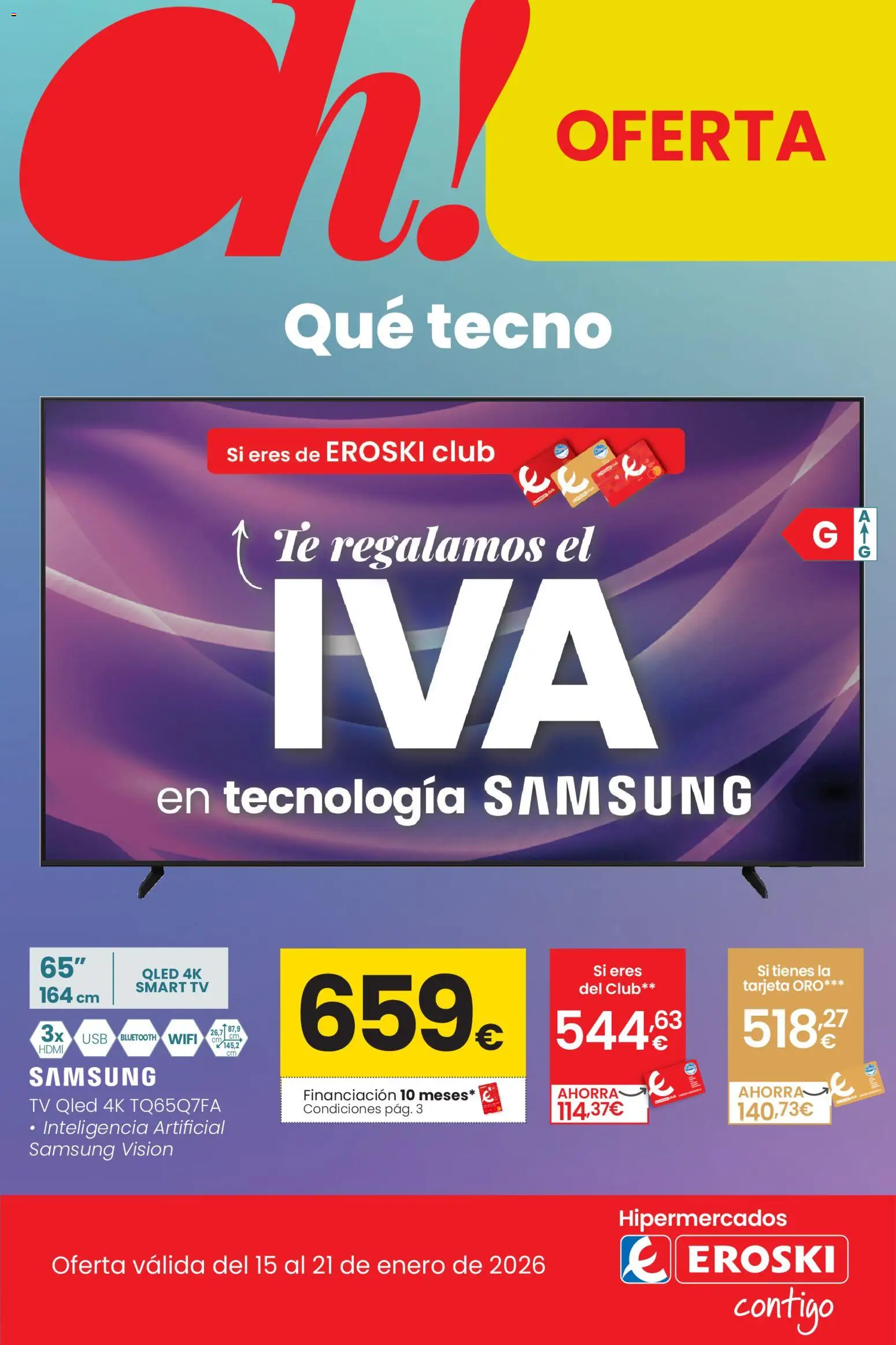 Vista previa del folleto de la tienda Eroski válido desde el 15/01/2026 - Té