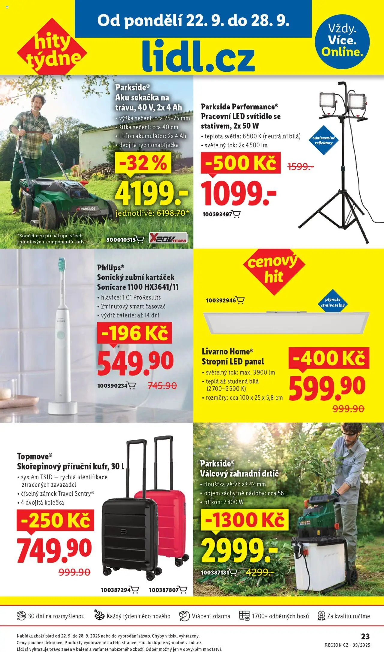  LIDL leták příští týden od 22.09.2025 >> Lidl Akce