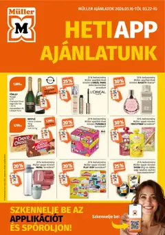 Müller - Müller akciós újság megtekintése, amely érvényes 2026.03.16.-től